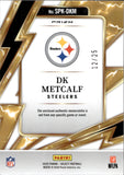 2025 DK Metcalf Panini Select SPARKS TIE-DYE PRIZM PATCH 12/25 #SPK-DKM Pittsburgh Steelers