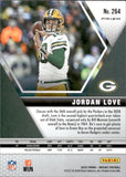 2020 Jordan Love Panini Mosaic REACTIVE GOLD PRIZM ROOKIE RC #264 Green Bay Packers