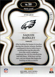 2025 Saquon Barkley Panini Select SUITE LEVEL BLUE DISCO PRIZM 19/25 #391 Philadelphia Eagles