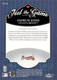 2006 Andruw Jones Fleer Ultra FEEL THE GAME GAME-USED JERSEY #FG-AJ Atlanta Braves