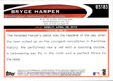 2012 Bryce Harper Topps UPDATE ROOKIE RC #US183 Washington Nationals 5