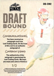 2024 Cameron Ward Leaf Metal DRAFT BOUND RED PRISMATIC AUTOGRAPH ROOKIE AUTO RC 1/3 #DB-CW2 Tennesse Titans Washington State Cougars