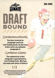 2024 Cameron Ward Leaf Metal DRAFT BOUND RED PRISMATIC AUTOGRAPH ROOKIE AUTO RC 1/3 #DB-CW2 Tennesse Titans Washington State Cougars