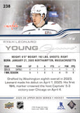2025-26 Ryan Leonard Upper Deck SERIES 1 YOUNG GUNS ROOKIE RC #238 Washington Capitals