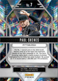 2025 Paul Skenes Panini Prizm PRIZMATIC PULSAR PRIZM 4/399 #7 Pittsburgh Pirates