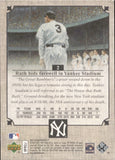 2007 Babe Ruth Upper Deck UD Masterpieces #2 New York Yankees