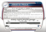 2023 Josue De Paula Bowman Chrome Prospects 1ST BOWMAN MOJO REFRACTOR #BCP-111 Los Angeles Dodgers