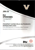 2025 Eli Stowers Bowman University's Best PROSPECT JUMBO RELIC AUTOGRAPH REFRACTOR GAME-USED MEMORABILIA AUTO JERSEY #JRA-ES Vanderbilt Commodores