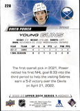 2022-23 Owen Power Upper Deck SERIES 1 YOUNG GUNS ROOKIE RC #228 Buffalo Sabres