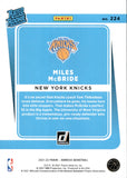 2021-22 Miles McBride Panini Donruss RATED ROOKIE HOLO RED LASER 97/99 RC #224 New York Knicks