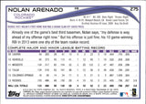 2014 Nolan Arenado Topps FUTURE STARS SP PHOTO VARIATION #275 Colorado Rockies