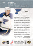 2007-08 David Perron Upper Deck The Cup ROOKIE PATCH AUTO 107/249 RC AUTOGRAPH #156 St. Louis Blues