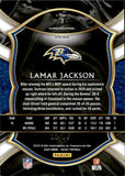 2020 Lamar Jackson Panini Select CONCOURSE RED PRIZM 33/99 #3 Baltimore Ravens