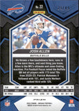 2024 Josh Allen Panini Mosaic PURPLE MOSAIC PRIZM 29/49 #22 Buffalo Bills