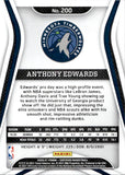 2020-21 Anthony Edwards Panini Certified ROOKIE RC #200 Minnesota Timberwolves