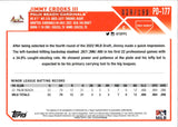 2023 Jimmy Crooks III Topps Pro Debut SPARKLE FOIL AUTOGRAPH 29/199 AUTO #PD-177 St. Louis Cardinals