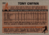 1983 Tony Gwynn Topps ROOKIE RC #482 San Diego Padres