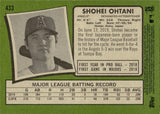 2020 Shohei Ohtani Topps Heritage #433 Los Angeles Angels 3