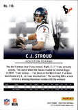 2024 C.J. Stroud Panini Prestige XTRA POINTS 13/25 #116 Houston Texans