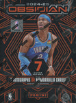 2024-25 Panini Obsidian Basketball Hobby, Box
