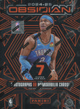 2024-25 Panini Obsidian Basketball Hobby, Box