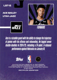 2025-26 Ace Bailey Topps LIMITED STOCK LEGENDS PURPLE SHIMMER FOIL ROOKIE 11/99 RC  #LST-5 Utah Jazz