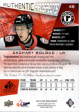 2021-22 Zachary Bolduc Upper Deck SP Game Used CHL AUTHENTIC PROSPECTS GAME-USED JERSEY #48 Quebec Remparts 2