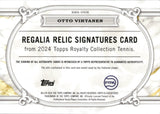 2024 Otto Virtanen Topps Royalty REGALIA RELIC SIGNATURES 16/75 AUTOGRAPH AUTO #RRS-OVN TENNIS