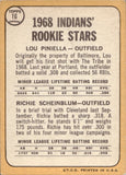 1968 Lou Piniella Riche Scheinblum Topps ROOKIE STARS #16 Cleveland Indians