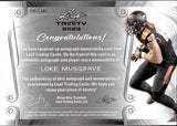 2023 Luke Musgrave Leaf Trinity ROOKIE PATCH AUTO 1/1 ONE OF ONE RC AUTOGRAPH TAG #PA-LM1 Oregon State Beavers Green Bay Packers