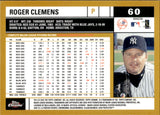 2002 Roger Clemens Topps Chrome GOLD REFRACTOR #60 New York Yankees