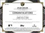 2022 Dylan Carlson Topps Triple Threads ORANGE JUMBO RELIC JERSEY 2/18 #SJR3-DC2 St. Louis Cardinals