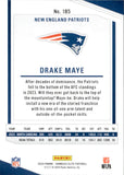 2024 Drake Maye Panini Donruss Elite STATUS SPARKLE ROOKIE 288/299 RC #185 New England Patriots