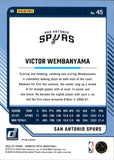 2024-25 Victor Wembanyama Panini Donruss Optic PINK HYPER PRIZM #45 San Antonio Spurs 1