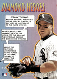 1998 Frank Thomas Skybox Metal Universe DIAMOND HEROES #2 Chicago White Sox