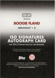 2024-25 Boogie Fland Bowman University Best ISO SIGNATURES AUTOGRAPH REFRACTOR AUTO #ISO-BF Arkansas Razorbacks
