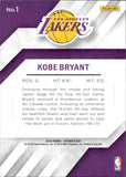 2016 Kobe Bryant Panini Father's Day ELEMENTS #1 Los Angeles Lakers
