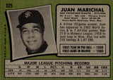 1971 Juan Marichal Topps #325 San Francisco Giants BV$50