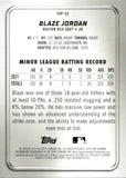 2022 Blaze Jordan Bowman Platinum TOP PROSPECTS GOLD 26/50 #TOP-52 Boston Red Sox