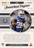 2023 Jonathan Taylor Panini Luminance ORANGE FUZION 32/100 #6 Indianapolis Colts