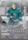 2024-25 Macklin Celebrini Upper Deck EXTENDED SERIES TRIPLE DIMENSIONS REFLECTIONS ROOKIE RC #TDR-12 San Jose Sharks 2