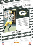 2024 Josh Jacobs Panini Absolute ORANGE MOSAIC 66/299 #38 Green Bay Packers