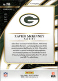 2025 Xavier McKinney Panini Select CLUB LEVEL GOLD DISCO PRIZM 9/10 #266 Green Bay Packers