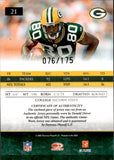 2007 Donald Driver Donruss Gridiron Gear GAME-USED JERSEY 76/175 #21 Green Bay Packers