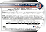 2025 Kristian Campbell Bowman Chrome Mega Box GOLD REFRACTOR ROOKIE 21/50 RC #58 Boston Red Sox