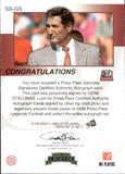 2008 Gene Stallings Press Pass Legends SATURDAY SIGNATURES AUTOGRAPH AUTO #SS-GS Alabama Crimson Tide