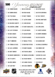 2023-24 Connor Bedard Leo Carlsson Upper Deck SERIES 2 YOUNG GUNS CHECKLIST ROOKIE RC #500 Chicago Blackhawks Anaheim Ducks 2