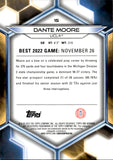 2023 Dante Moore Bowman Best University BLUE REFRACTOR 142/150 #15 UCLA Bruins