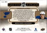 2020-21 Brayden Schenn Upper Deck The Cup LIMITED LOGOS AUTOGRAPH PATCH 29/50 AUTO #LL-BS St. Louis Blues