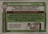 2025 Dillon Dingler Topps Heritage REAL ONE ROOKIE AUTOGRAPH RC AUTO #ROA-DD Detroit Tigers